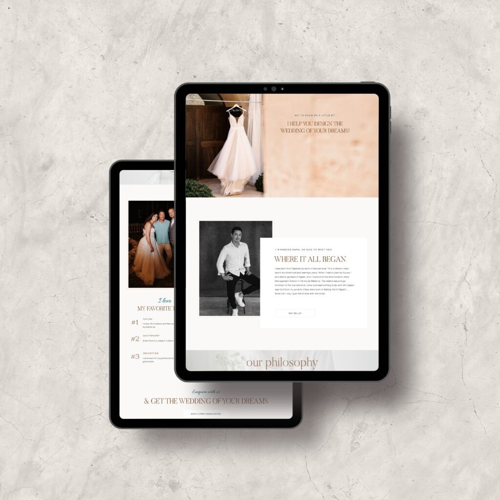 Showit website design